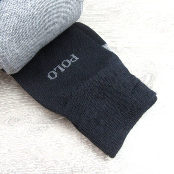 Polo Ralph Lauren Dress Slack Socks Men's Size 6-12.5 (3 PAIRS) Gray Multi NEW - Picture 6 of 10
